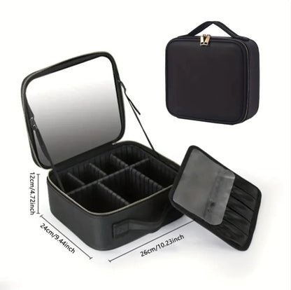 Mobile Vanity Case with 4K LED Mirror