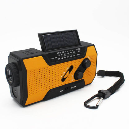  Emergency Hand Crank Solar Radio yellow
