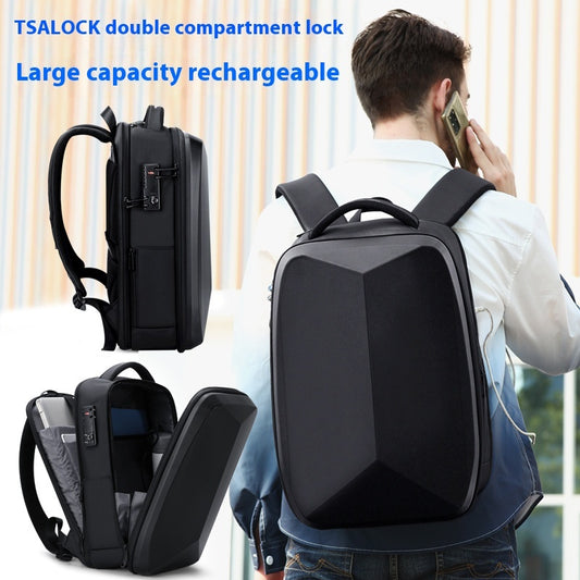 Men's Business Casual Password Lock Anti-theft Backpack
