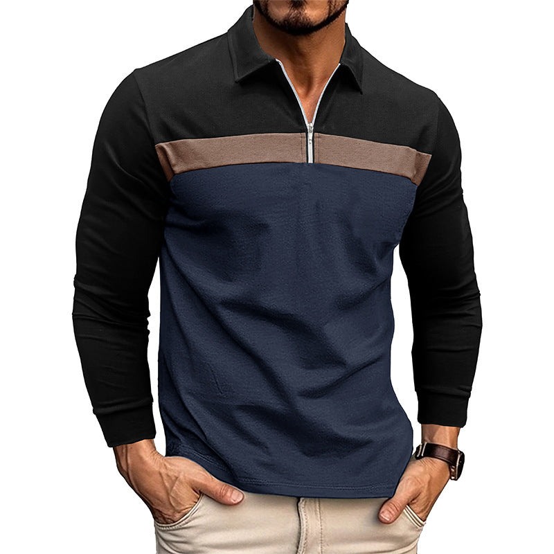 The Classic Luxe Long-Sleeve Polo – Effortless Style in Every Color