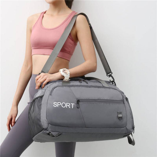 Woman's Sports Luggage Handbag  grey