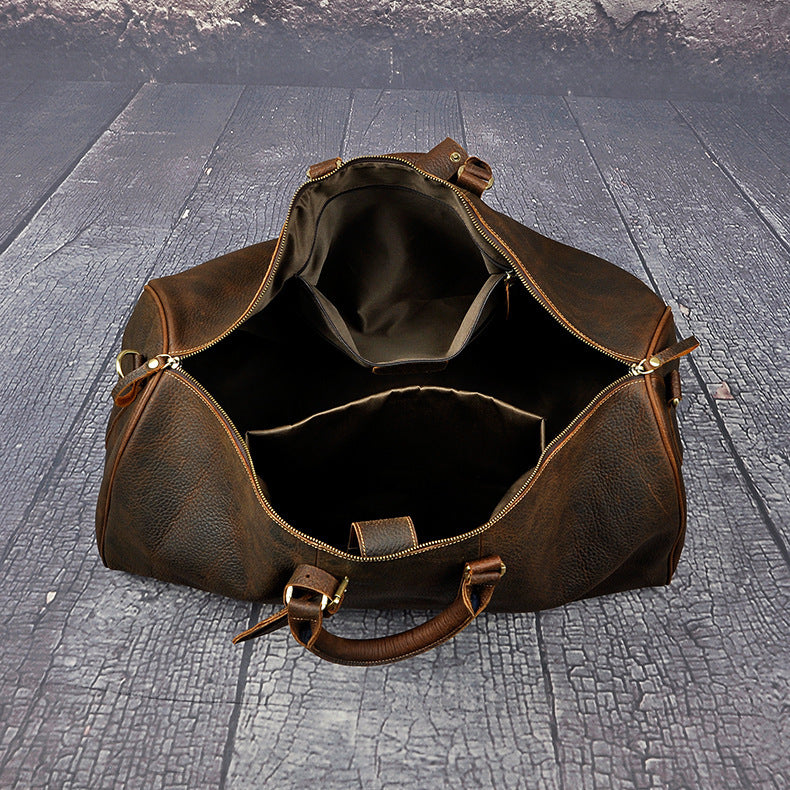 Men's Leather Travel Bag