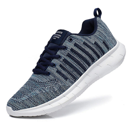 Men's Summer Breathable Sneakers - Lightweight Non-Slip Sports Casual Shoes