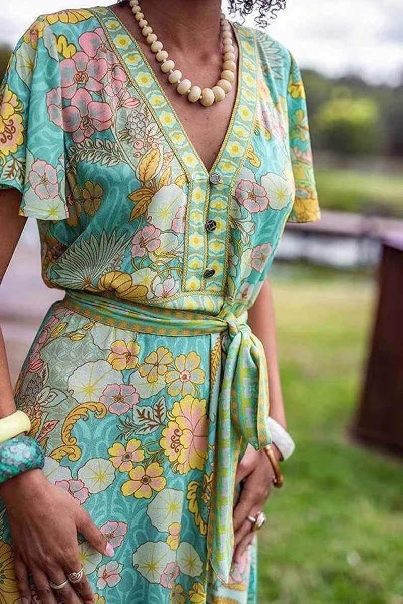 Robe de villégiature bohème à la mode pour femmes