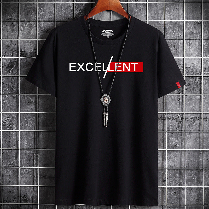 Cotton Summer Men's Short-sleeved T-shirt Bottoming Shirt Top Clothes For Men