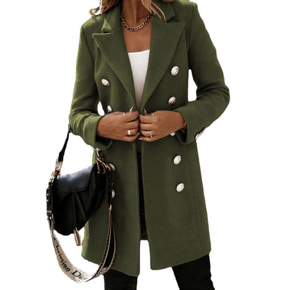 The Cozy Luxe Double-Breasted Coat