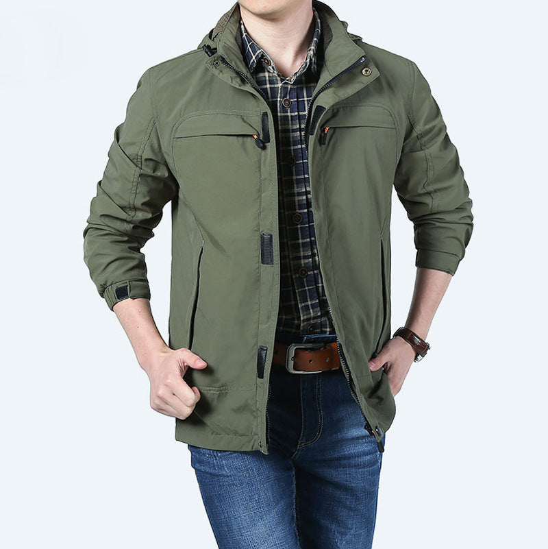 TrailBlaze Men’s Quick-Dry Outdoor Jacket – Adventure-Ready, Anytime - Travel Happy 