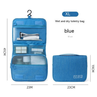 Travel Business Storage Bag Business Trips Portable Large Capacity Wash Bag Hanging Dry Wet Separation Toiletry