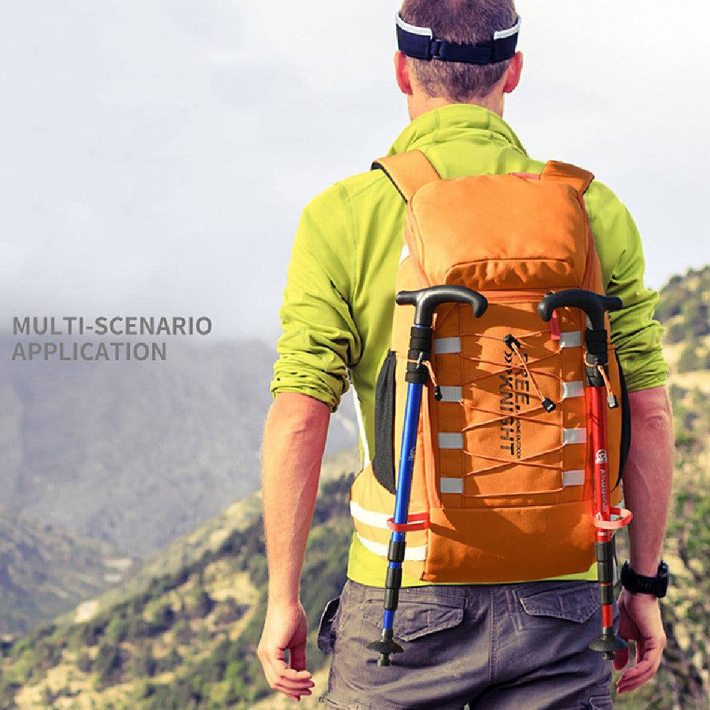 Mountaineering Unisex Outdoor Backpack  orange