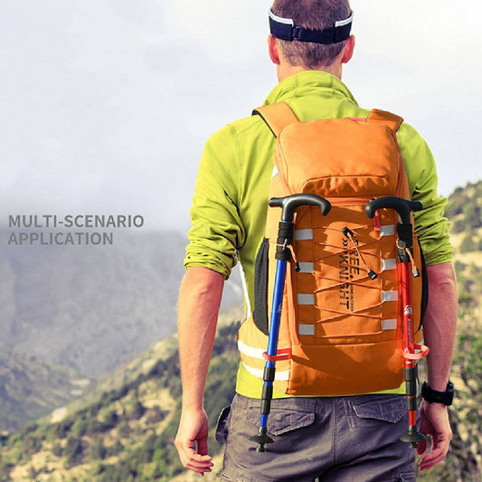 Mountaineering Unisex Outdoor Backpack  orange