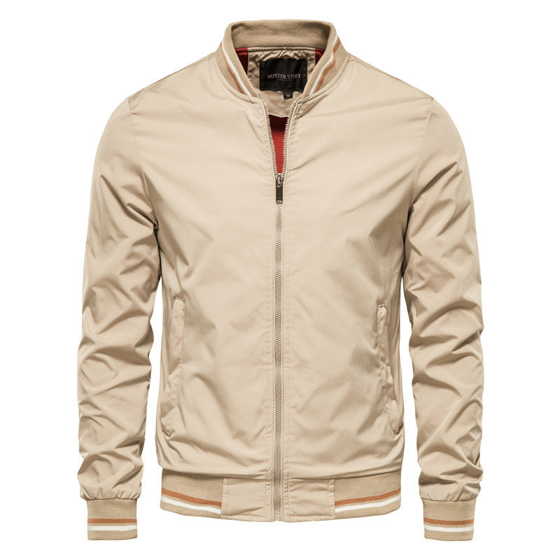 Breezy Vibes Men’s Zip-Up Jacket