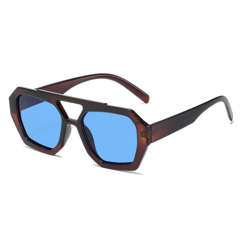 Festivals Retro Double Beam Sunglasses