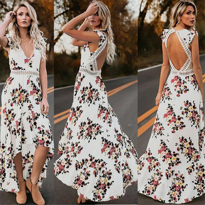 Women’s Sleeveless Printed Dress