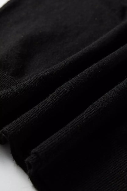 Women's V-Neck Varsity Sweater with Striped Trim
