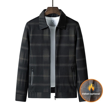 Men’s Turn-down Collar Coat - Winter Essential