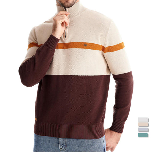 Men’s Color Match Fall Sweater