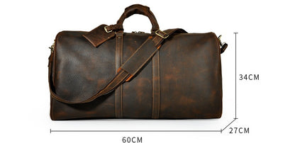 Sac de voyage en cuir pour homme