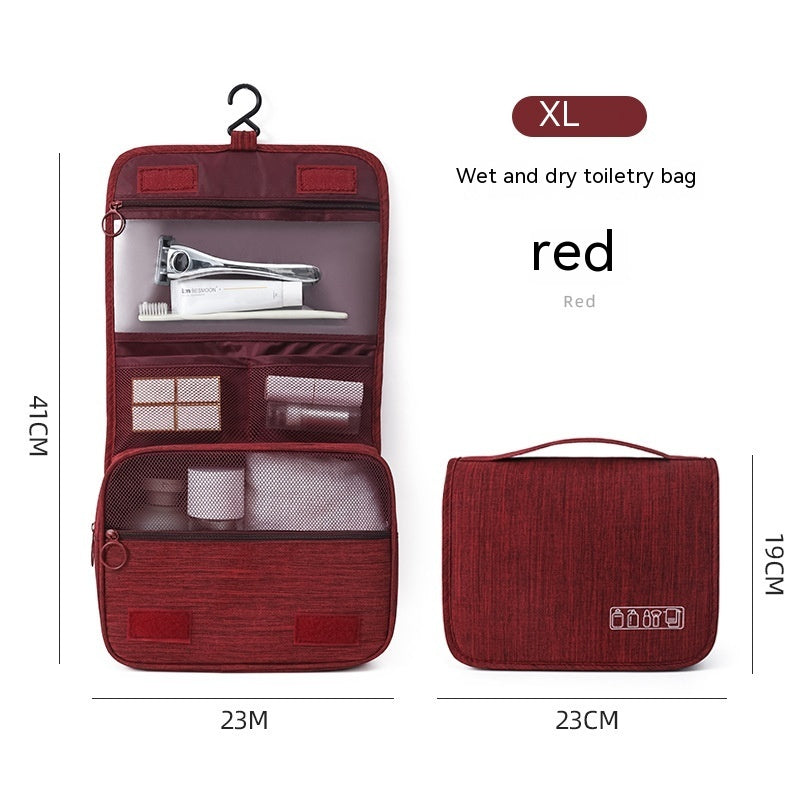 Travel Business Storage Bag Business Trips Portable Large Capacity Wash Bag Hanging Dry Wet Separation Toiletry