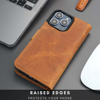 Casper iPhone 16 Pro Wallet Case Leather MagSafe