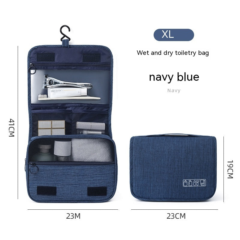 Travel Business Storage Bag Business Trips Portable Large Capacity Wash Bag Hanging Dry Wet Separation Toiletry