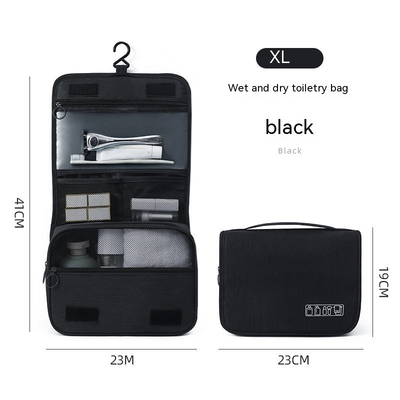 Travel Business Storage Bag Business Trips Portable Large Capacity Wash Bag Hanging Dry Wet Separation Toiletry