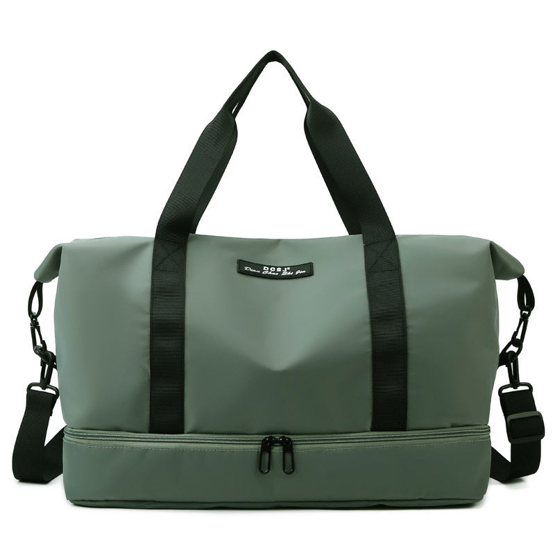 Women's Gym & Weekender Bag Waterproof Travel Duffle with Shoe Compartment