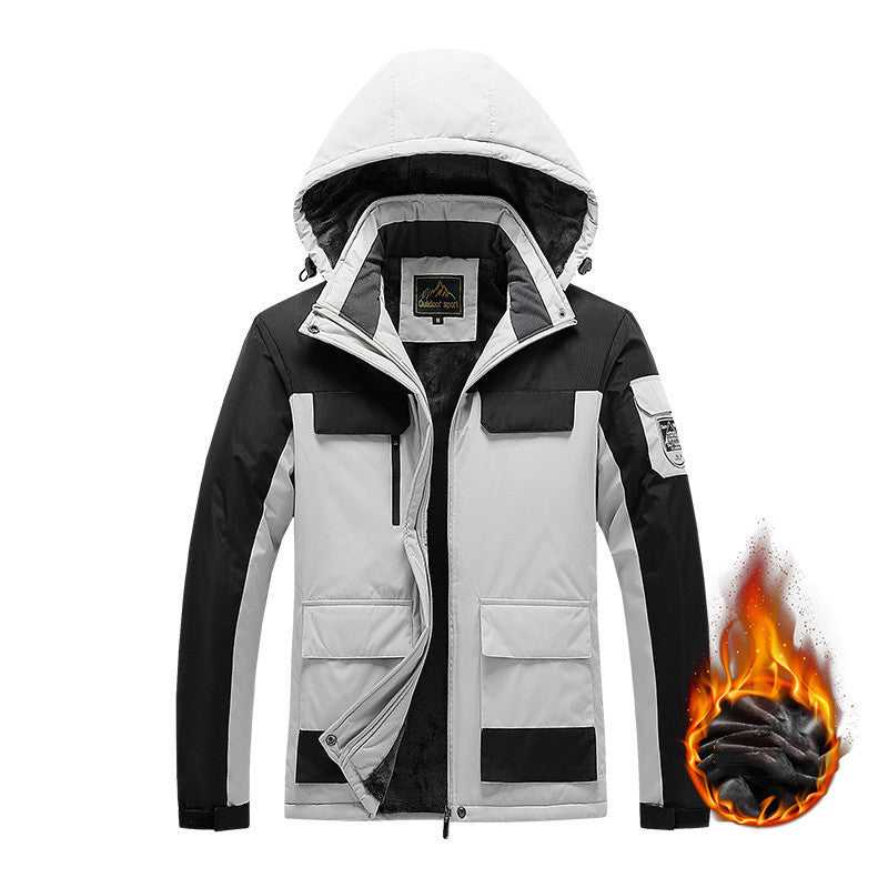 AlpineGuard Men’s Padded Ski Jacket – Ultimate Protection for Winter Adventures Travel Essentials Shop Travel Happy Travel Happy 