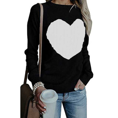 Autumn Sweater Heart Pattern Travel Essentials Shop Travel Happy Travel Happy 