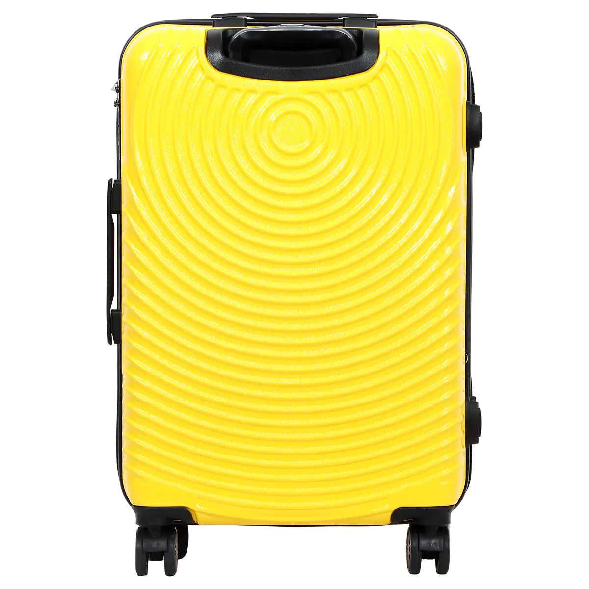 Biggdesign Cats Hardshell Spinner Luggage Set, Yellow, 3 Pcs. Travel Bag Luggage Deals Travel Happy Travel Happy 