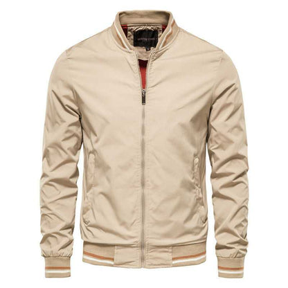 Breezy Vibes Men’s Zip-Up Jacket Travel Happy Coats & Jackets