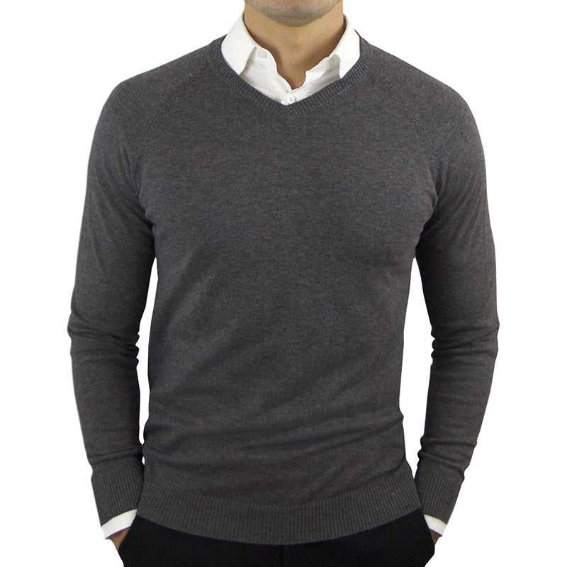 BritStyle Men’s Slim-Fit V-Neck Sweater – Classic Comfort, Modern Elegance Travel Essentials Shop Travel Happy Travel Happy