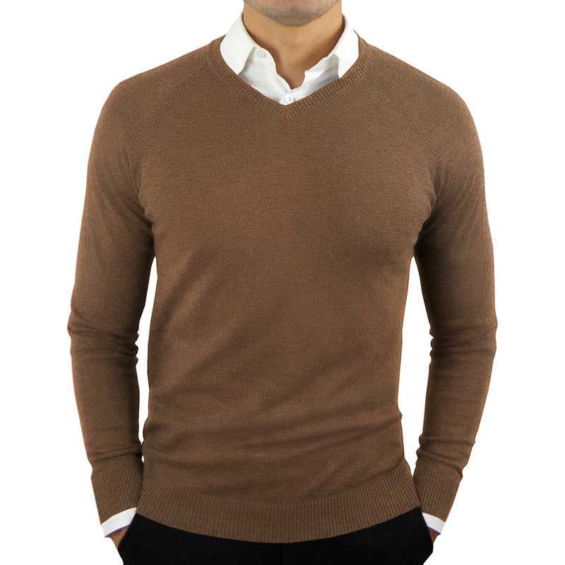 BritStyle Men’s Slim-Fit V-Neck Sweater – Classic Comfort, Modern Elegance Travel Essentials Shop Travel Happy Travel Happy