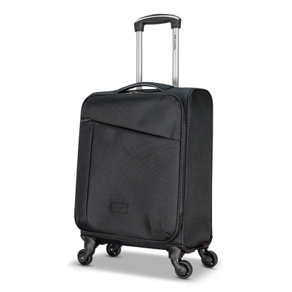 3-Piece Soft-Side Luggage Set with Contrast Handles – Spinner Wheels