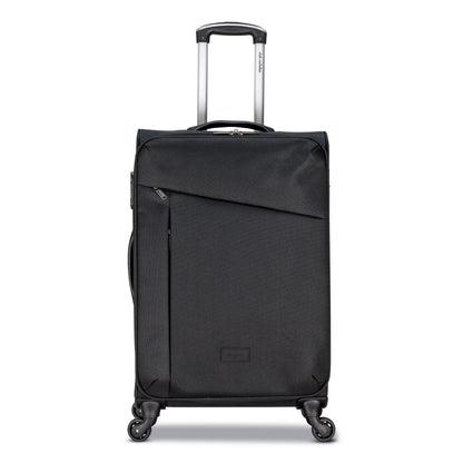 3-Piece Soft-Side Luggage Set with Contrast Handles – Spinner Wheels