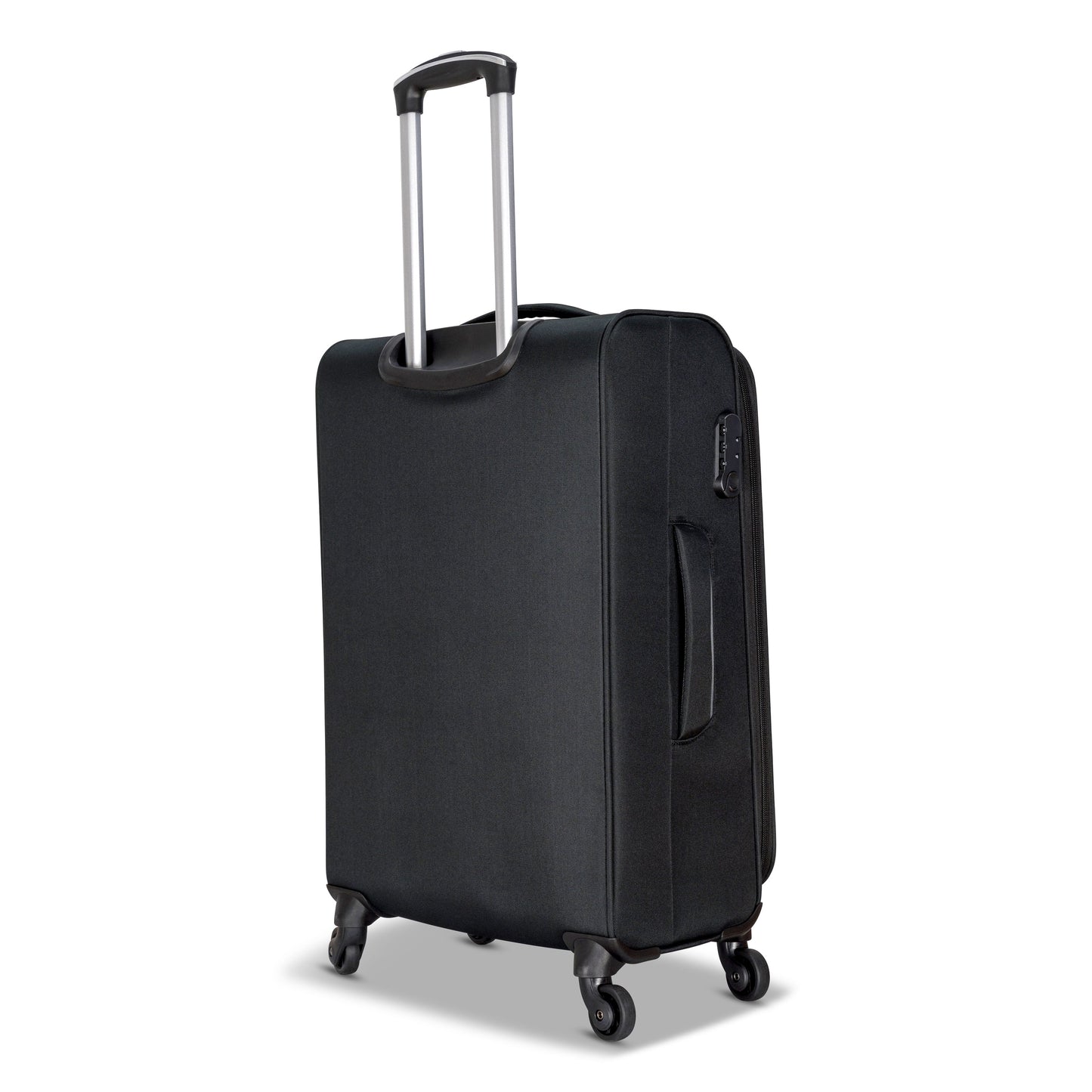 3-Piece Soft-Side Luggage Set with Contrast Handles – Spinner Wheels