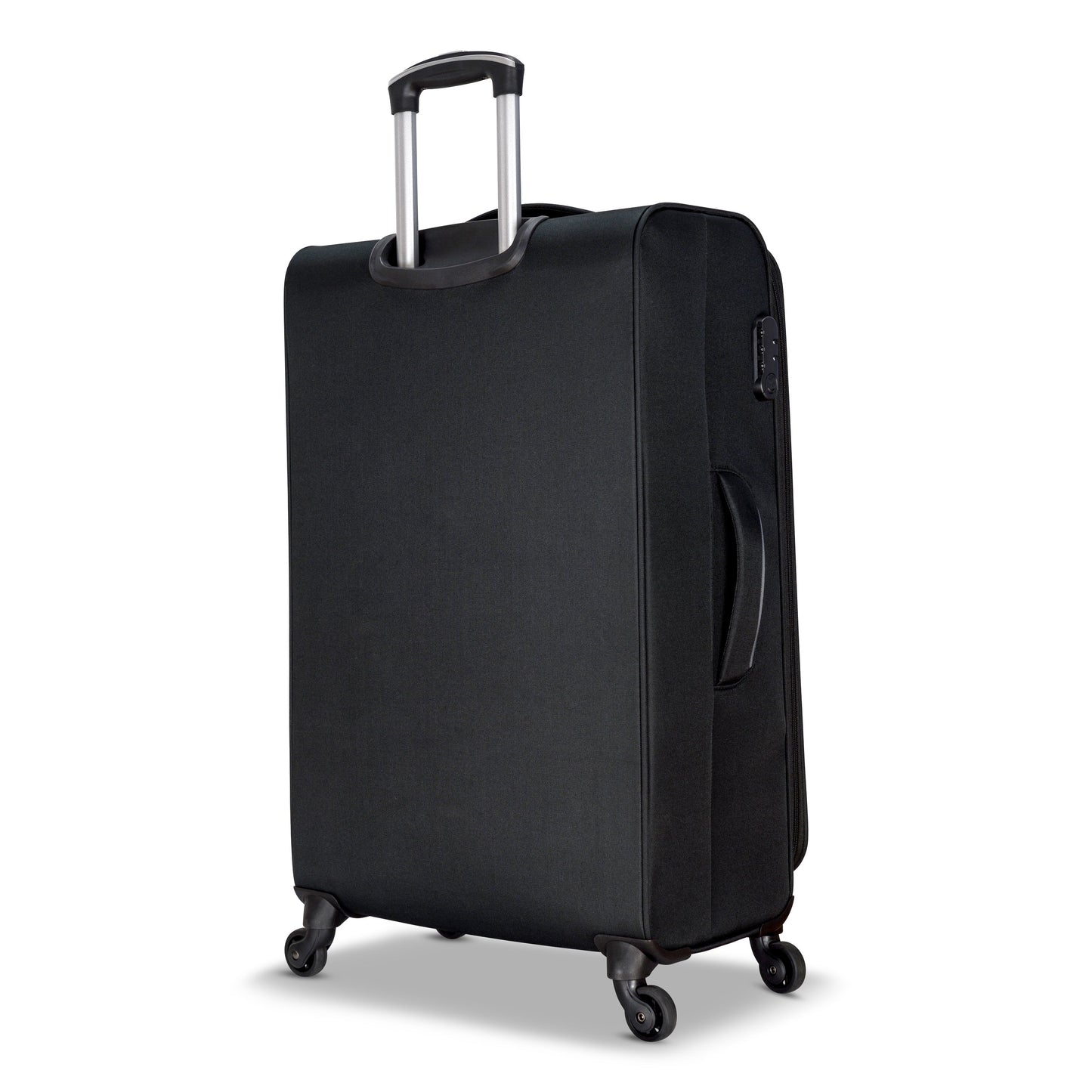 3-Piece Soft-Side Luggage Set with Contrast Handles – Spinner Wheels