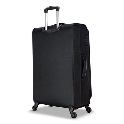 3-Piece Soft-Side Luggage Set with Contrast Handles – Spinner Wheels