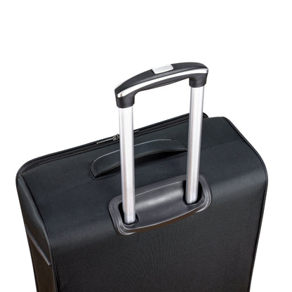 3-Piece Soft-Side Luggage Set with Contrast Handles – Spinner Wheels