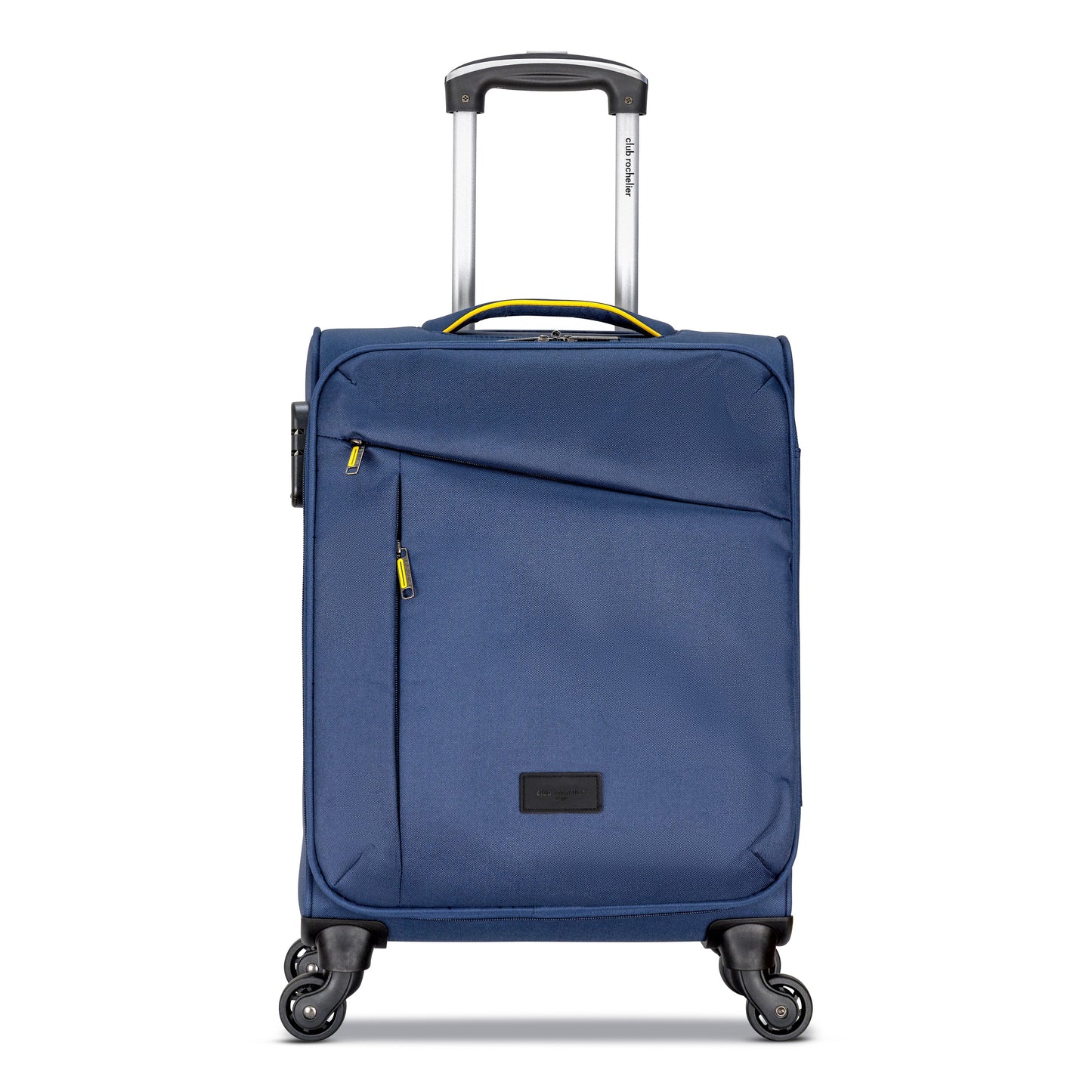 3-Piece Soft-Side Luggage Set with Contrast Handles – Spinner Wheels
