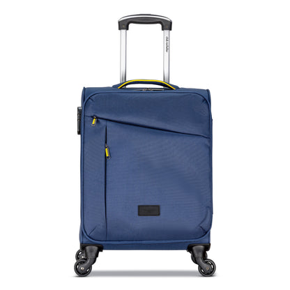 3-Piece Soft-Side Luggage Set with Contrast Handles – Spinner Wheels