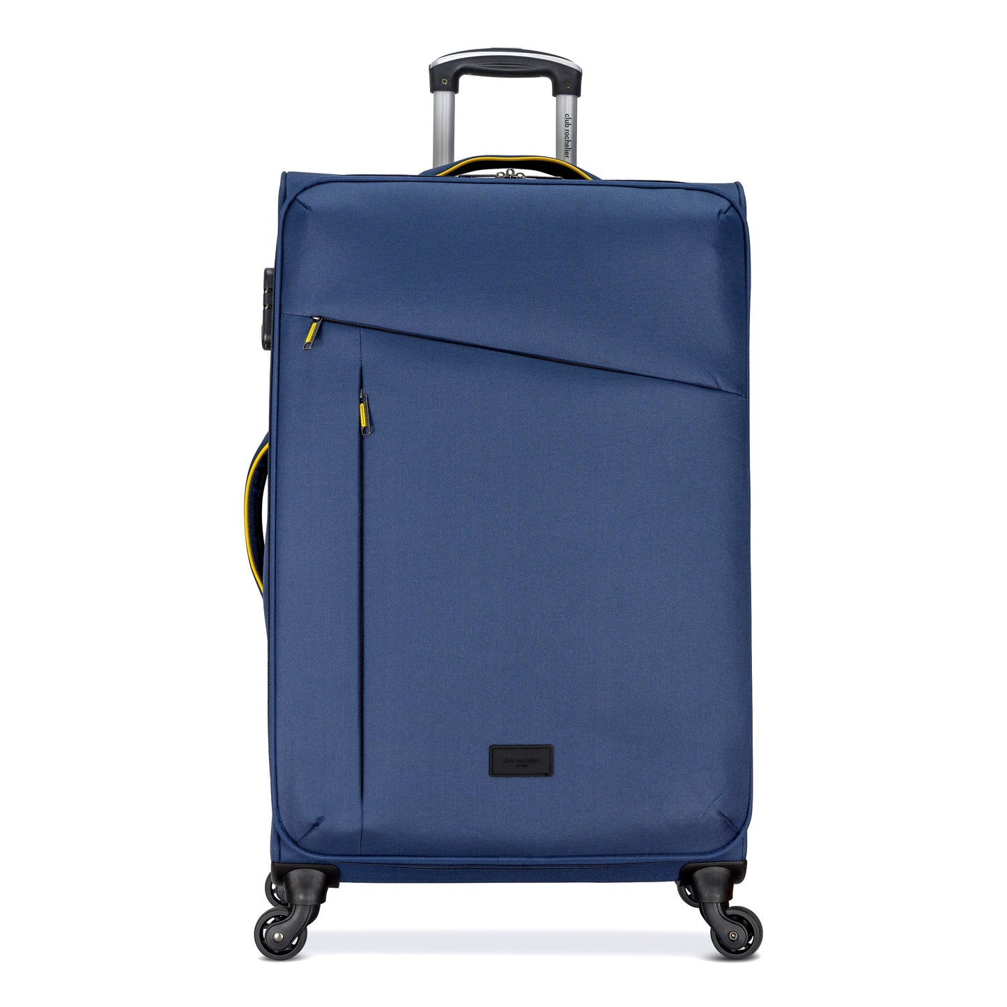 3-Piece Soft-Side Luggage Set with Contrast Handles – Spinner Wheels