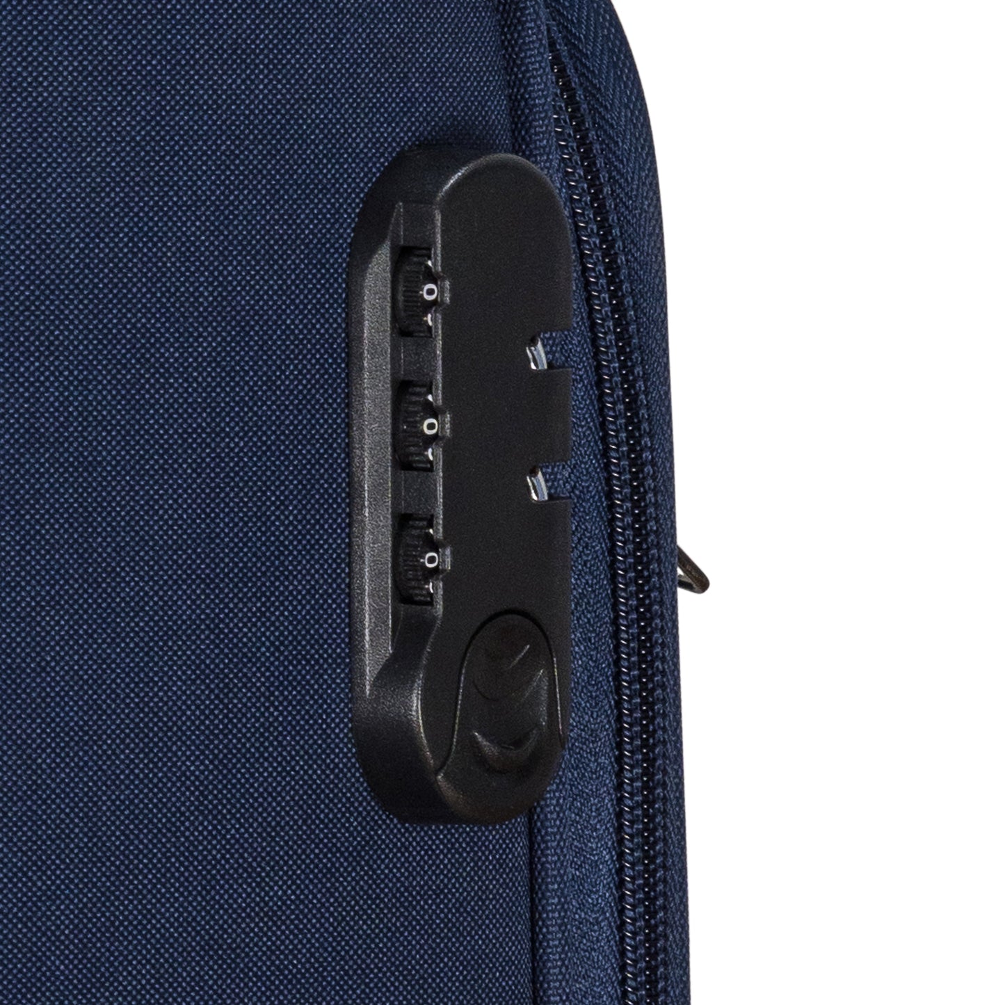 3-Piece Soft-Side Luggage Set with Contrast Handles – Spinner Wheels