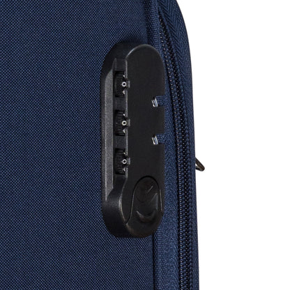 3-Piece Soft-Side Luggage Set with Contrast Handles – Spinner Wheels