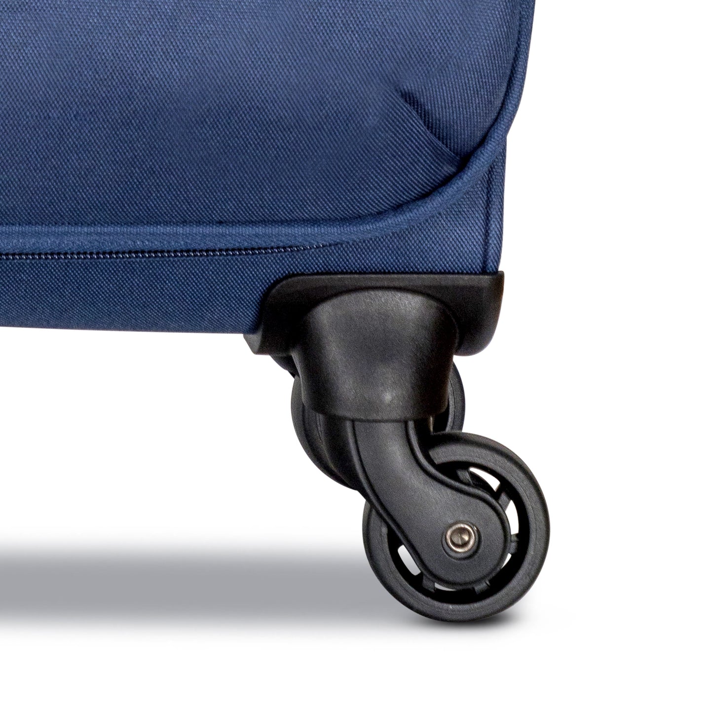 3-Piece Soft-Side Luggage Set with Contrast Handles – Spinner Wheels