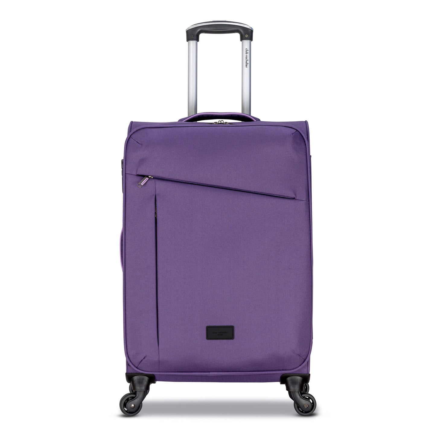 3-Piece Soft-Side Luggage Set with Contrast Handles – Spinner Wheels