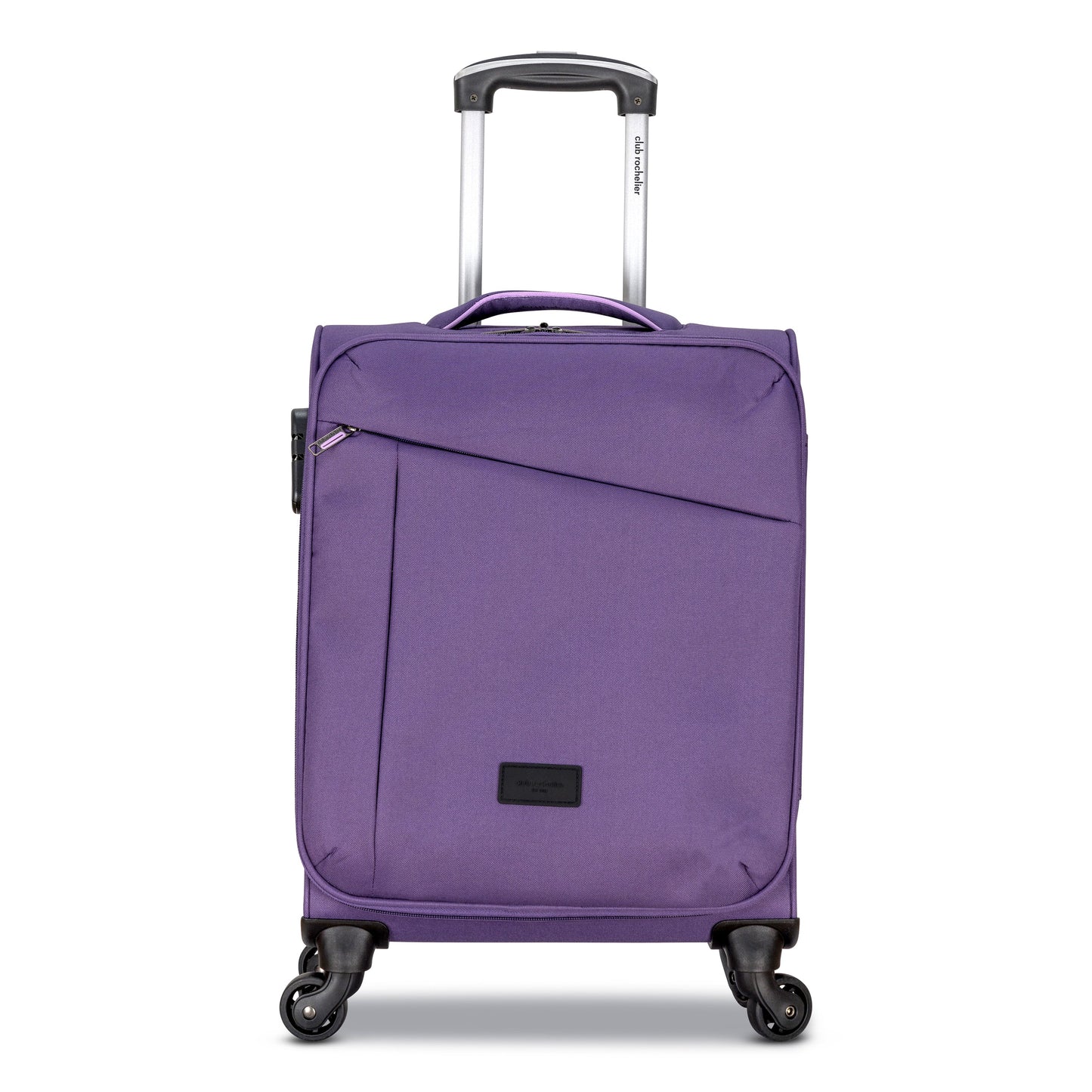 3-Piece Soft-Side Luggage Set with Contrast Handles – Spinner Wheels