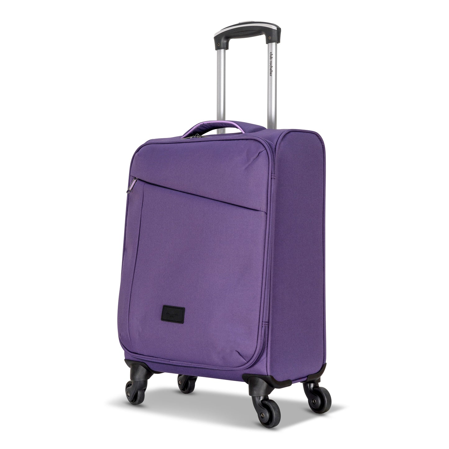 3-Piece Soft-Side Luggage Set with Contrast Handles – Spinner Wheels