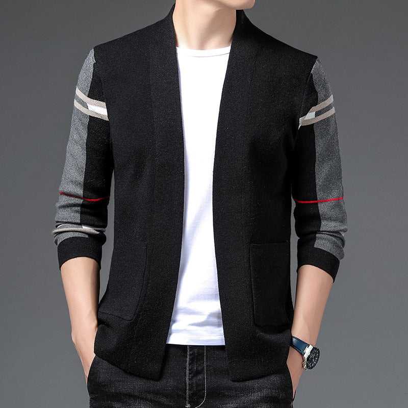 SleekFit Cardigan Sweater Travel Happy Men's Fall Wear