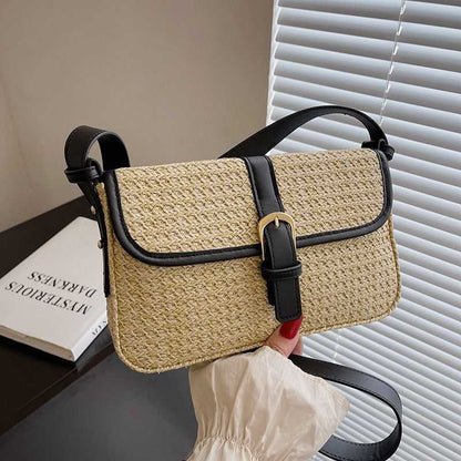 bag ChicWeave Summer Straw Shoulder Bag Travel Happy Summer Clearance