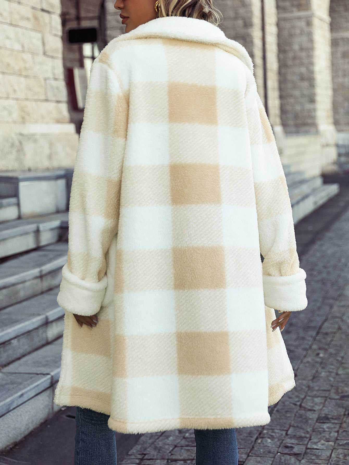 Coat New Plaid Printed Coat Travel Essentials Shop Travel Happy Travel Happy 